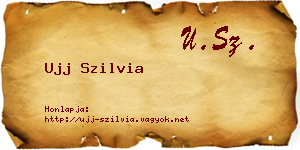 Ujj Szilvia névjegykártya